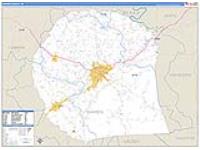 Warren, Tn Carrier Route Wall Map