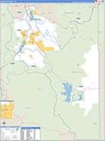 Wasatch, Ut Carrier Route Wall Map