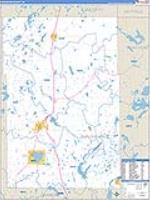 Washburn, Wi Carrier Route Wall Map