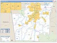 Washington, Ar Carrier Route Wall Map