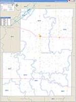 Washington, Co Carrier Route Wall Map