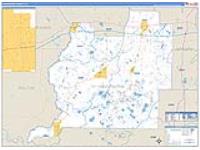 Washington, Fl Carrier Route Wall Map