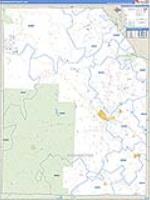 Washington, Mo Carrier Route Wall Map