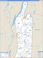 Washington, Ny Carrier Route Wall Map