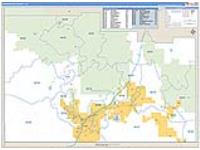 Washington, Ut Carrier Route Wall Map