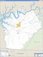 Wayne, Ky Carrier Route Wall Map