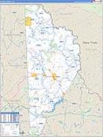 Wayne, Pa Carrier Route Wall Map