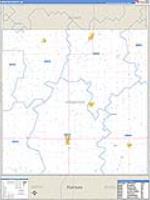 Webster, Ne Carrier Route Wall Map