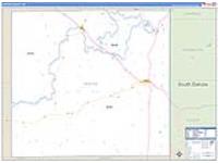 Weston, Wy Carrier Route Wall Map