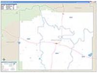 Wheatland, Mt Carrier Route Wall Map