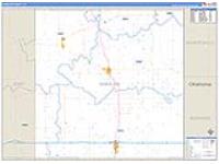 Wheeler, Tx Carrier Route Wall Map