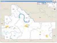 Wilcox, Al Carrier Route Wall Map