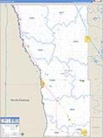 Wilkin, Mn Carrier Route Wall Map