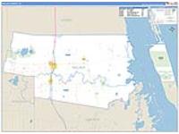 Willacy, Tx Carrier Route Wall Map