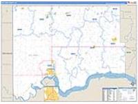 Williams, Nd Carrier Route Wall Map