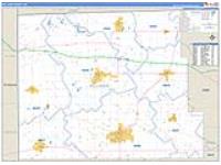 Williams, Oh Carrier Route Wall Map