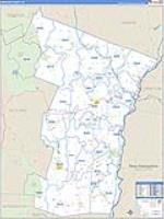 Windsor, Vt Carrier Route Wall Map