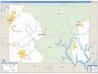Winston, Al Carrier Route Wall Map