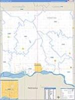 Yankton, Sd Carrier Route Wall Map