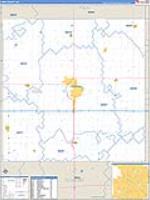 York, Ne Carrier Route Wall Map