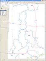 Yuma, Co Carrier Route Wall Map