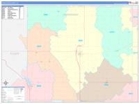 Chickasaw, Ia Wall Map