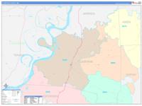 Claiborne, Ms Wall Map