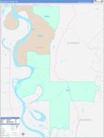 Issaquena, Ms Wall Map