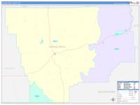 Musselshell County, MT Wall Map Satellite ZIP Style by MarketMAPS ...
