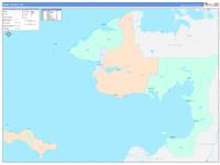 Nome Borough (), Ak Wall Map