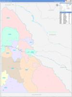 Shoshone, Id Wall Map