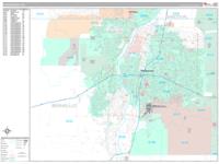 Albuquerque New Mexico Zip Code Wall Map (Red Line Style) by MarketMAPS ...