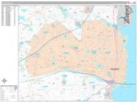 Alexandria Virginia Zip Code Wall Map (Basic Style) by MarketMAPS ...