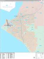 Anchorage Alaska Zip Code Wall Map (Red Line Style) by MarketMAPS ...