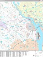 Arlington Virginia Zip Code Wall Map (Basic Style) by MarketMAPS - MapSales