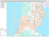 Clearwater Wall Map Zip Code