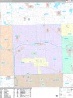 Farmington Hills Michigan Zip Code Wall Map (Basic Style) by MarketMAPS ...
