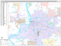 Memphis Tennessee Zip Code Wall Map (Red Line Style) by MarketMAPS ...