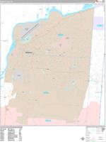 Middletown Wall Map Zip Code