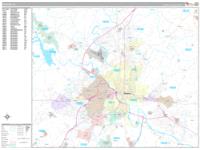 Reading Pennsylvania Zip Code Wall Map (Red Line Style) by MarketMAPS ...
