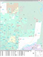 Scottsdale Arizona Zip Code Wall Map (Red Line Style) by MarketMAPS ...