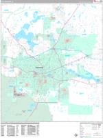 Tallahassee Florida Zip Code Wall Map (Basic Style) by MarketMAPS ...