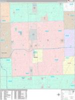 Warren Michigan Zip Code Wall Map (Red Line Style) by MarketMAPS - MapSales