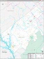 Abbeville, Sc Wall Map Zip Code