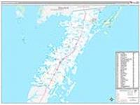 Accomack, Va Carrier Route Wall Map