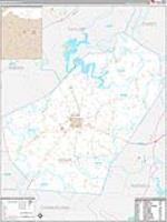 Adair, Ky Carrier Route Wall Map