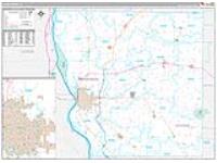 Adams, Il Wall Map Zip Code