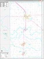 Adams, In Carrier Route Wall Map