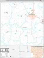Adams, Ne Wall Map Zip Code