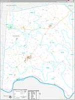 Adams, Oh Carrier Route Wall Map